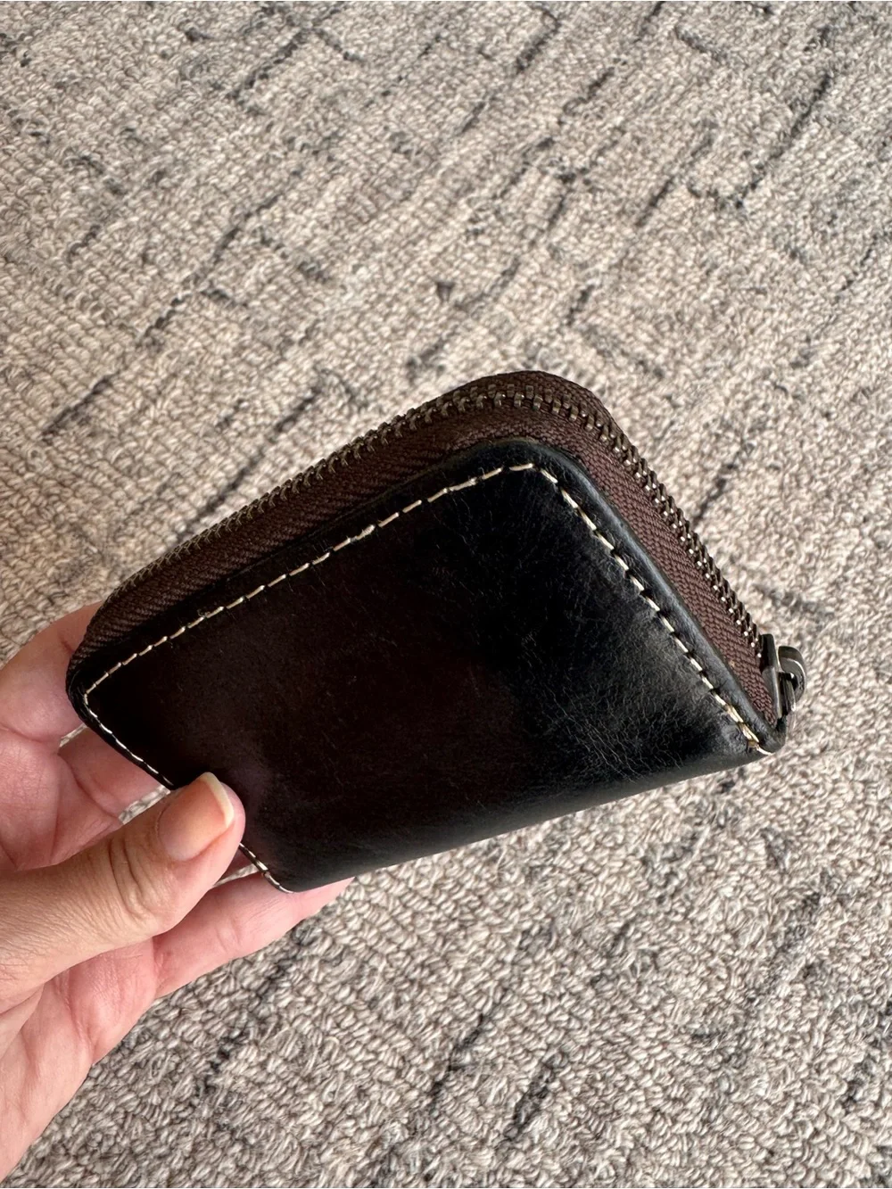 Patricia Nash small zip around wallet black